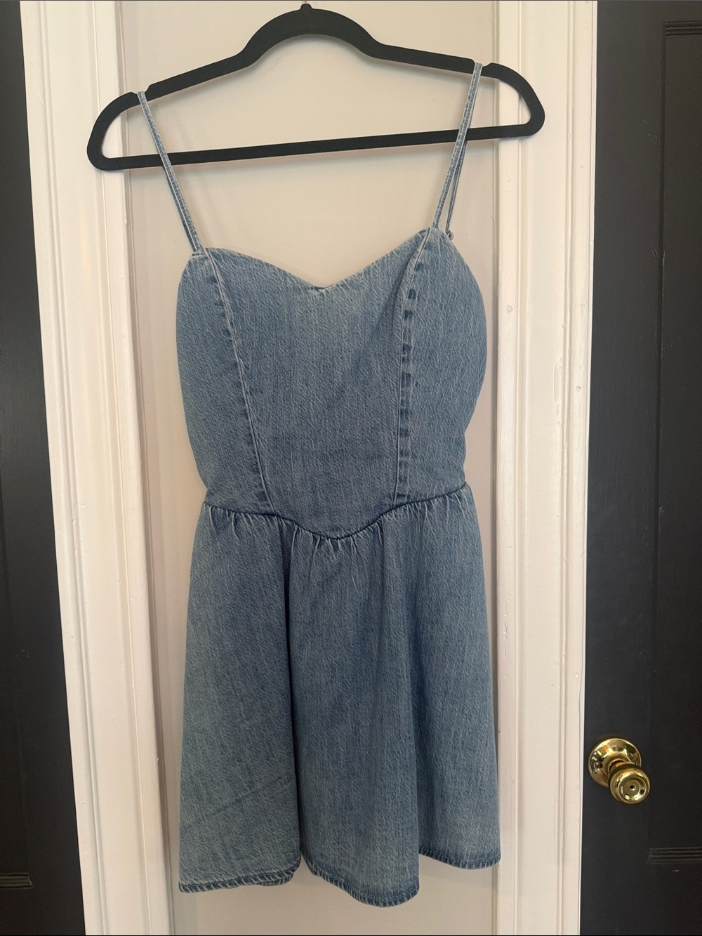 Hollister Light Blue Denim Mini Dress